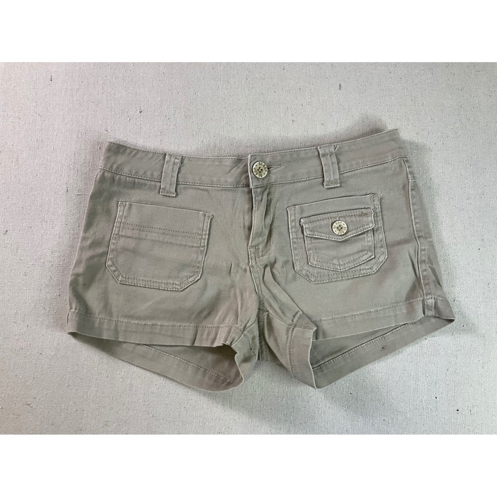 Bebop Micro Khaki Y2K Shorts Size 5